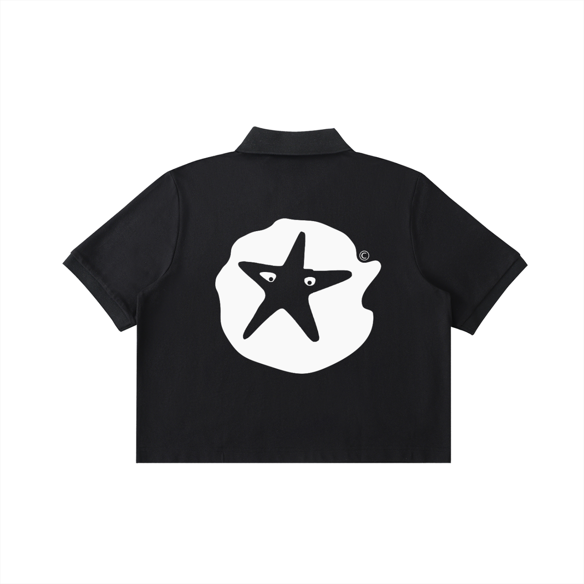 Essential Cropped Polo Shirt