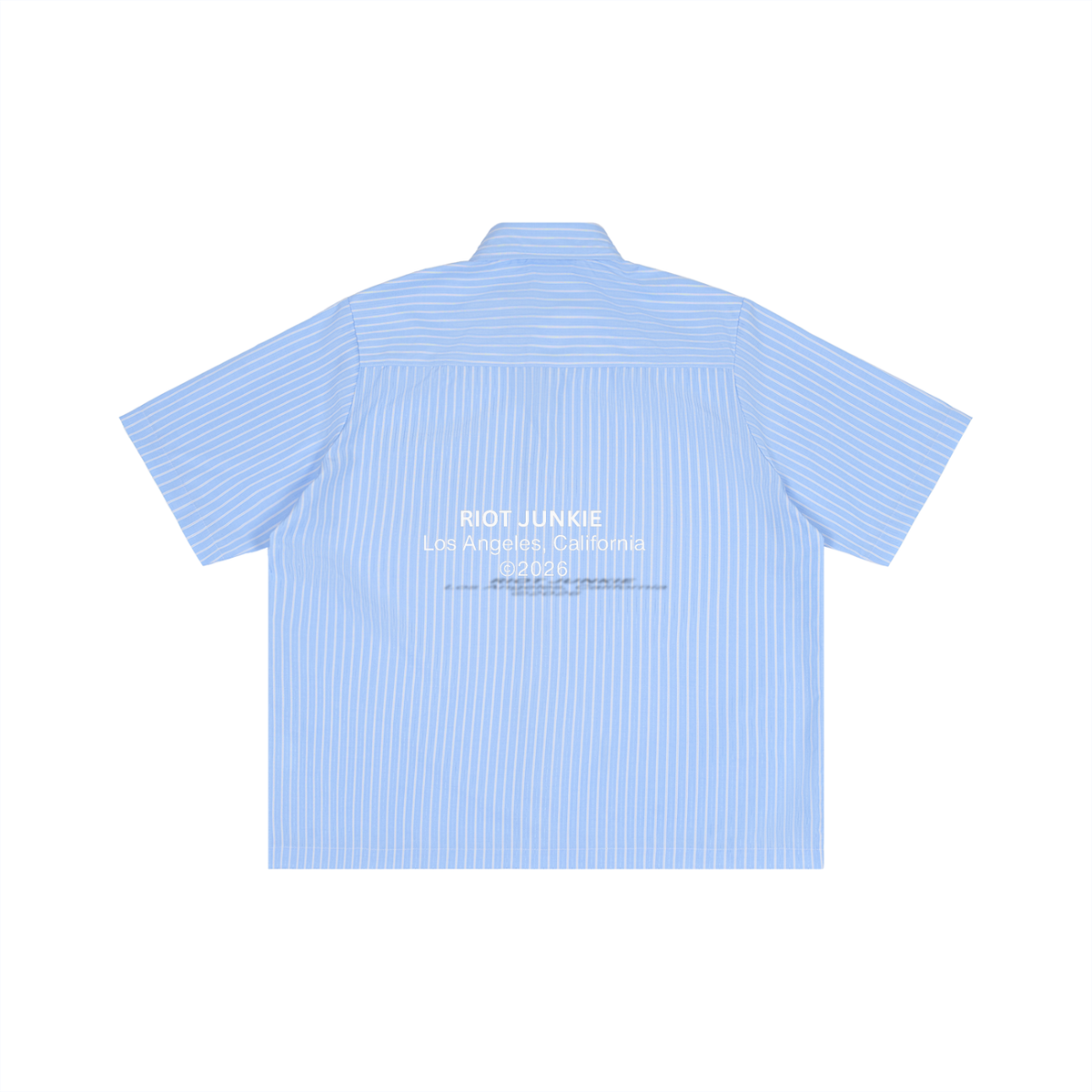 Striped Boxy Short Sleeve Shirt
