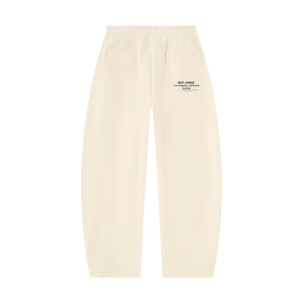 Unisex Barrel Leg Sweatpants