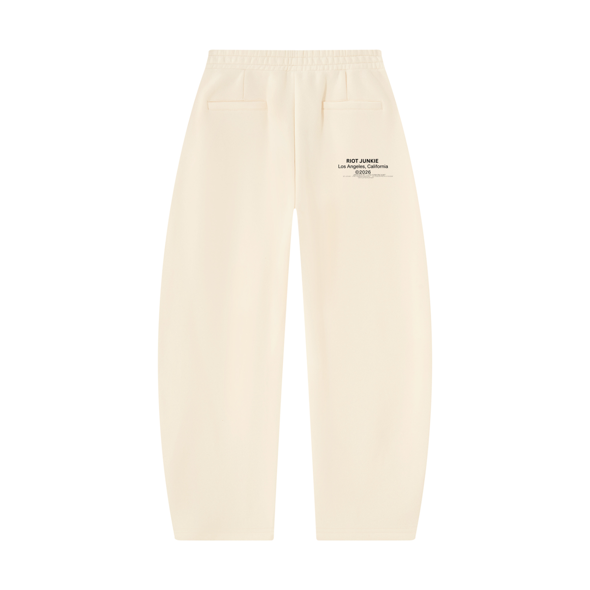 Unisex Barrel Leg Sweatpants
