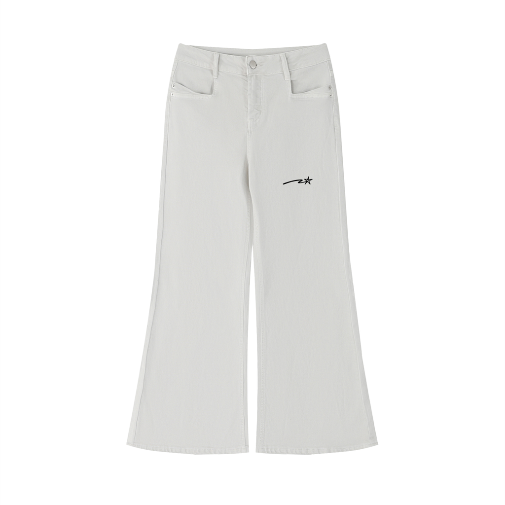 Women's Vintage Wash Flared Leg Jeans