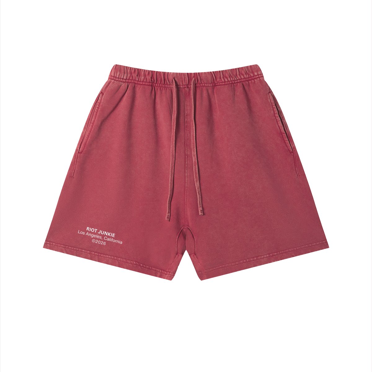 Unisex Vintage Wash Cotton Shorts