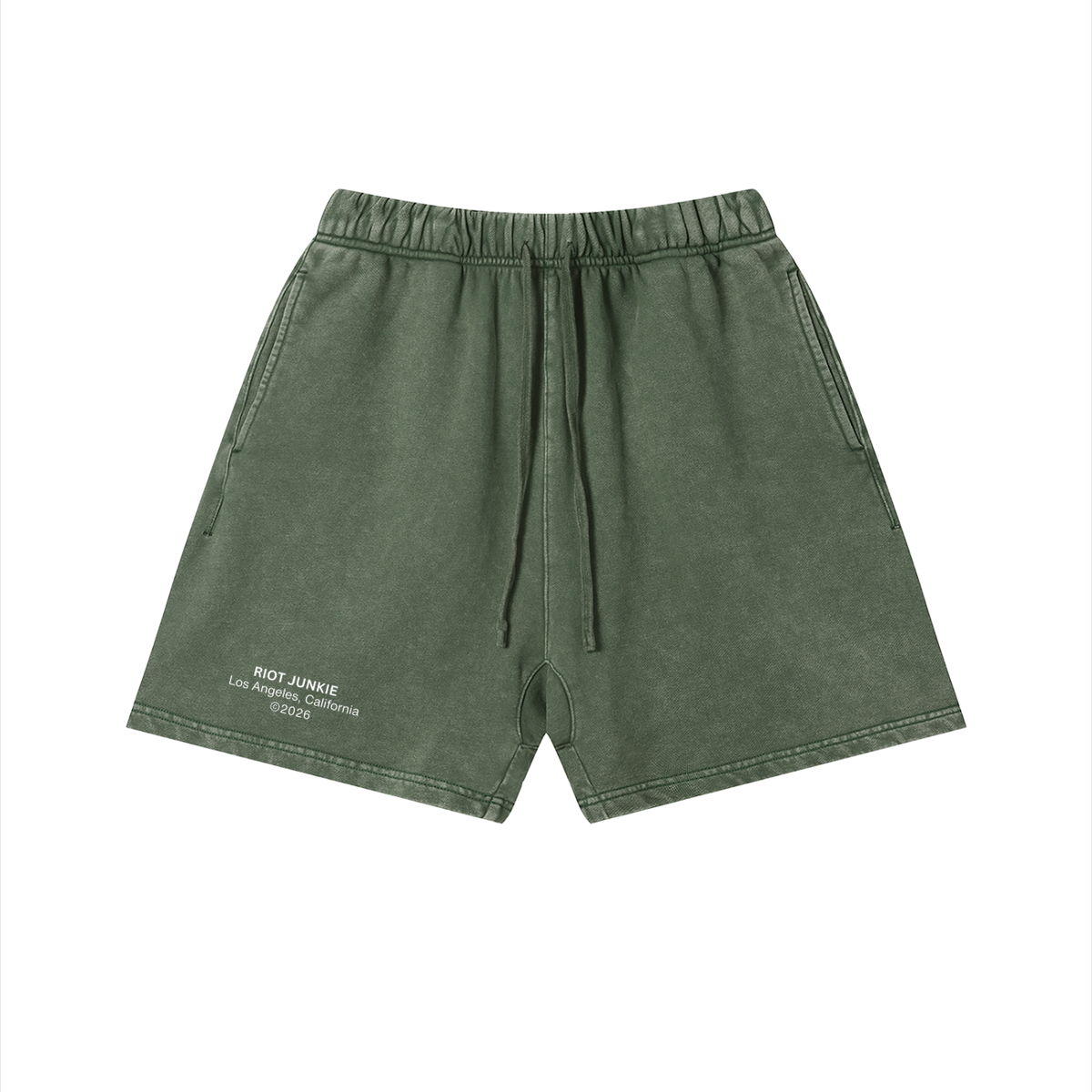 Unisex Vintage Wash Cotton Shorts