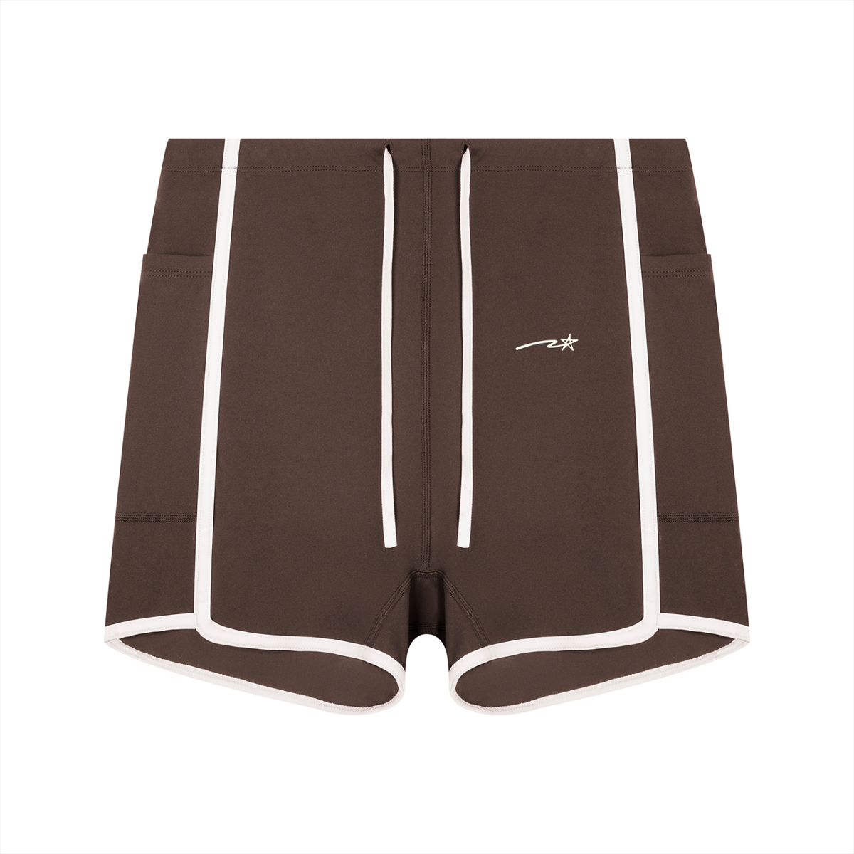 Women's High Waisted Ringer Yoga Shorts