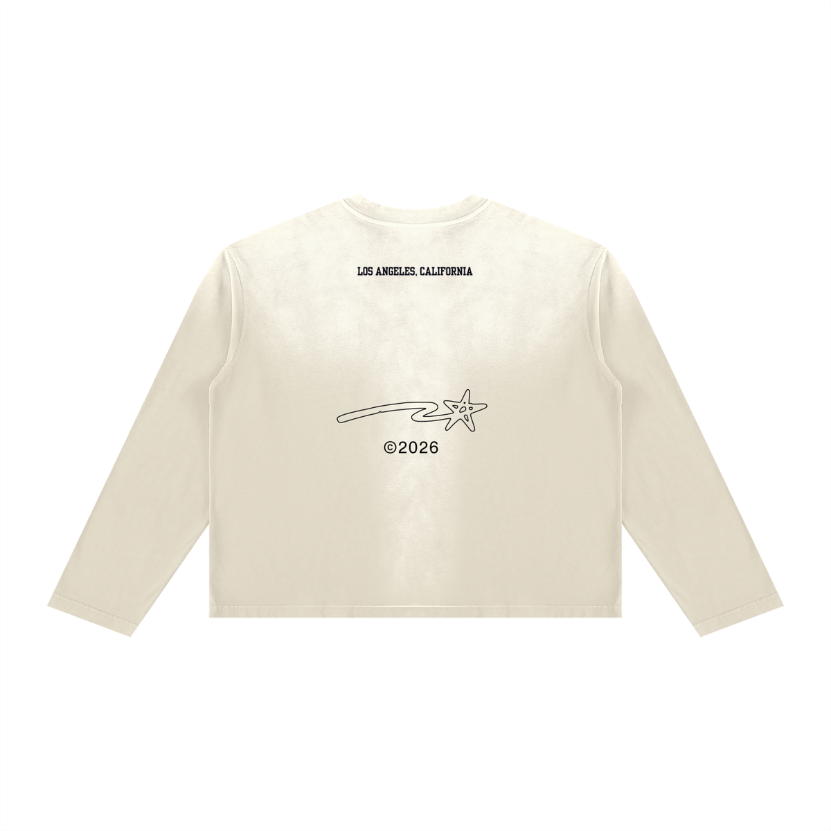 Unisex Sunfade Boxy Long Sleeve T-Shirt