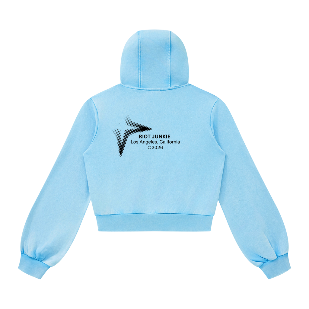 Women’s Vintage Wash Full Zip Hoodie