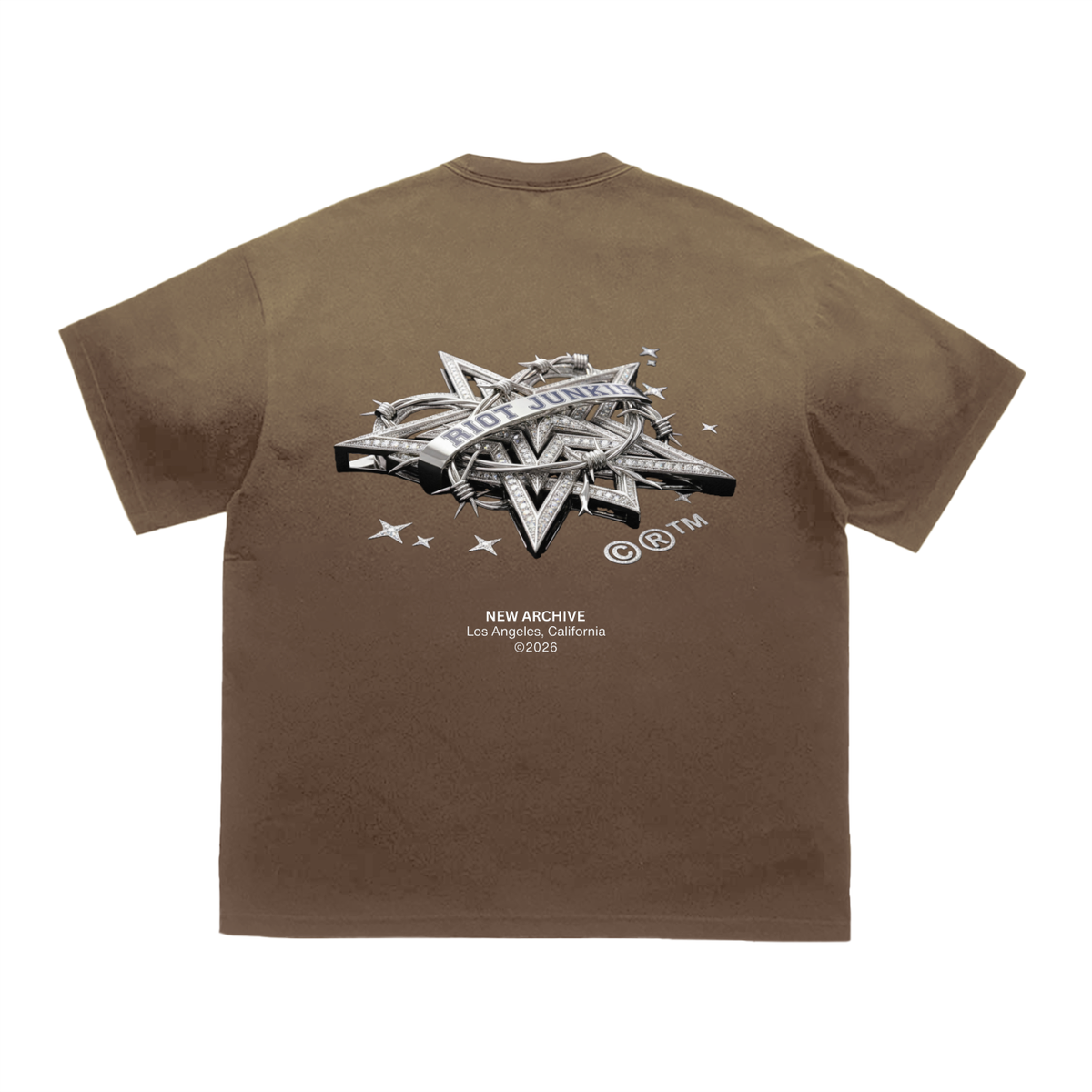Tiger Stripe Gradient Washed T-Shirt