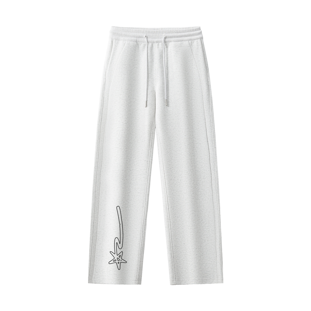 Essential Drawstring Straight-Leg Sweatpants