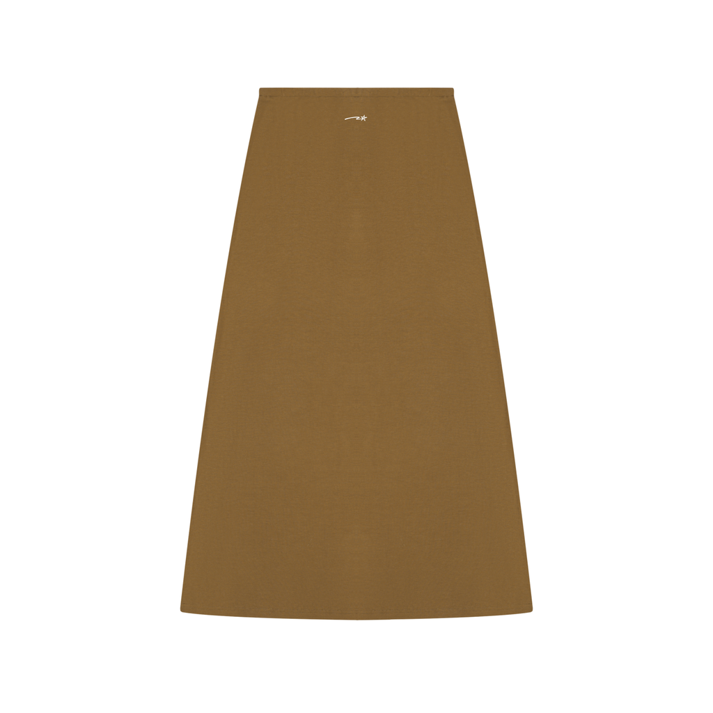 Women's Solid Color Knit Maxi Skirt