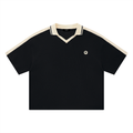 Unisex Color Block Polo Shirt