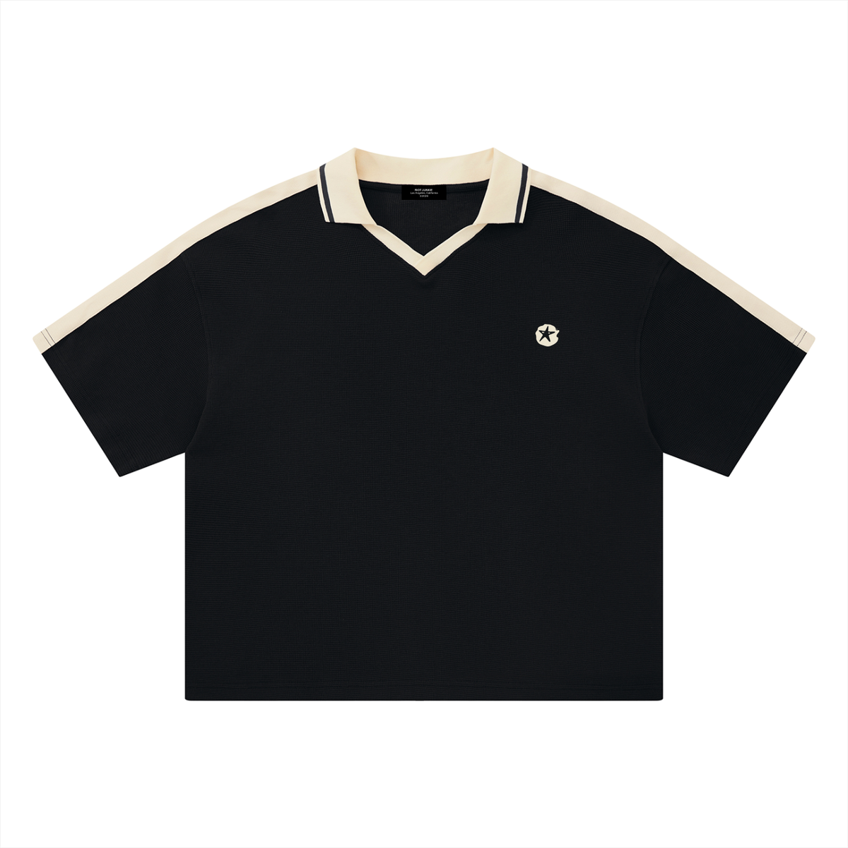 Unisex Color Block Polo Shirt