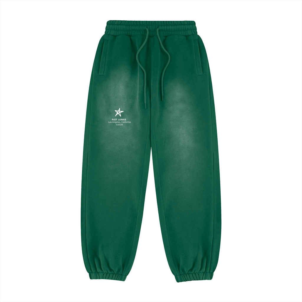 Vintage Washed Fleece Jogger Sweatpants