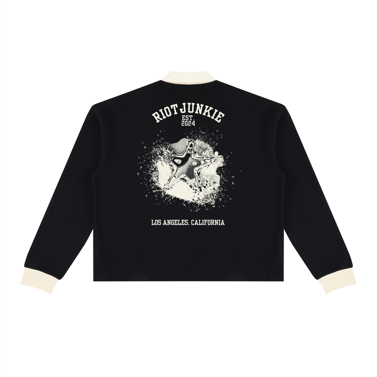 Unisex Color Block Long Sleeve Sweatshirt