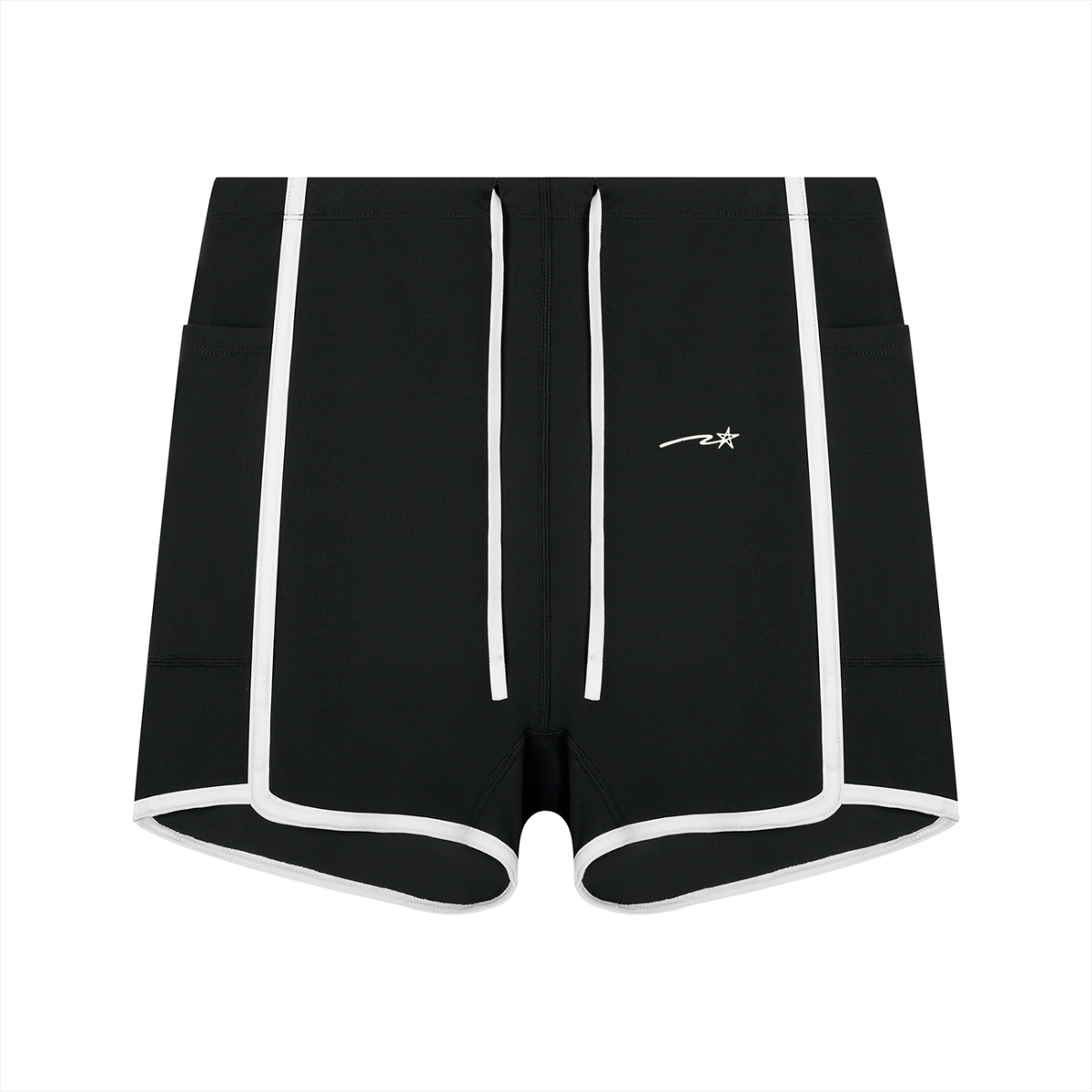 Women's High Waisted Ringer Yoga Shorts