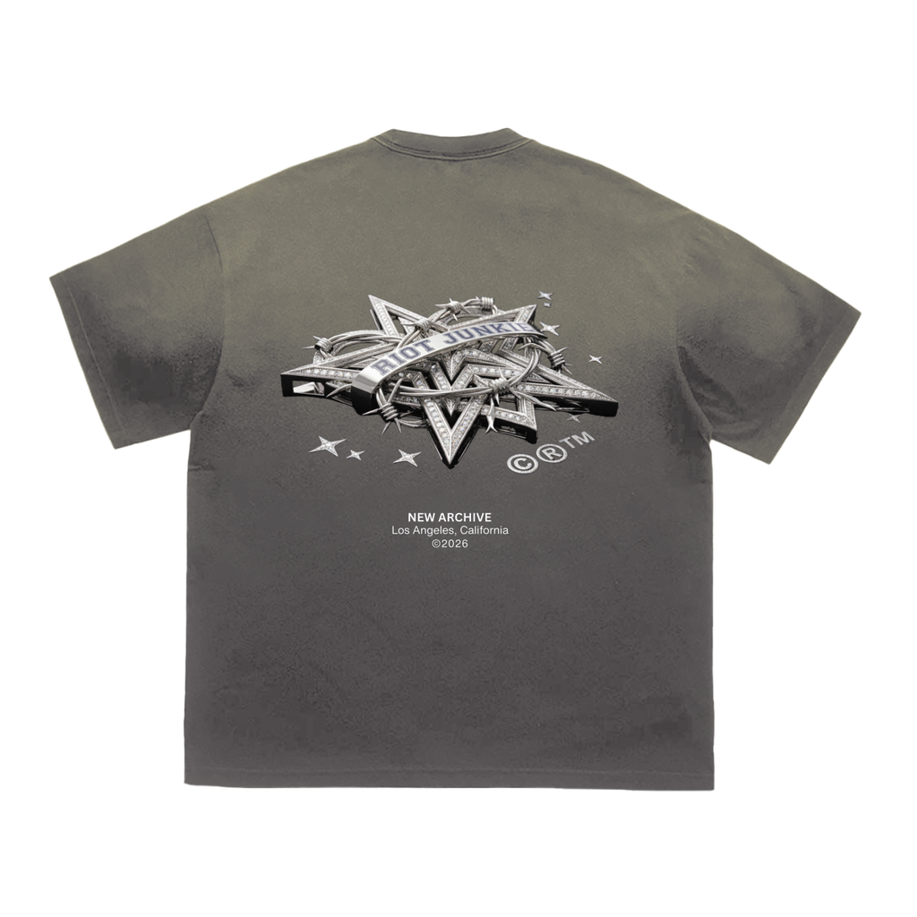 Tiger Stripe Gradient Washed T-Shirt