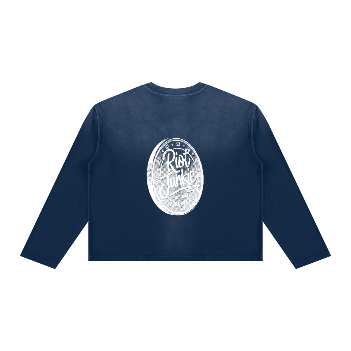 Unisex Sunfade Boxy Long Sleeve T-Shirt