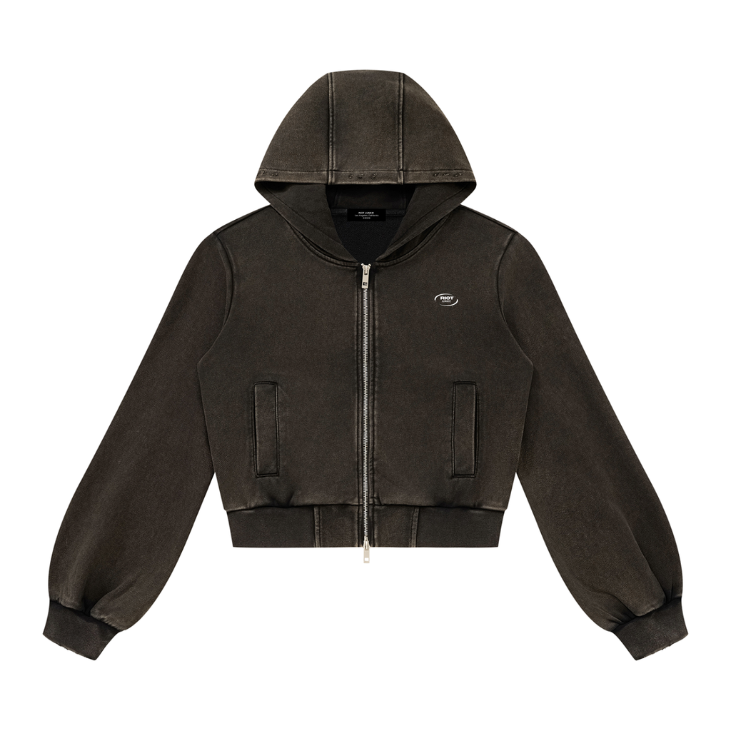 Women’s Vintage Wash Full Zip Hoodie
