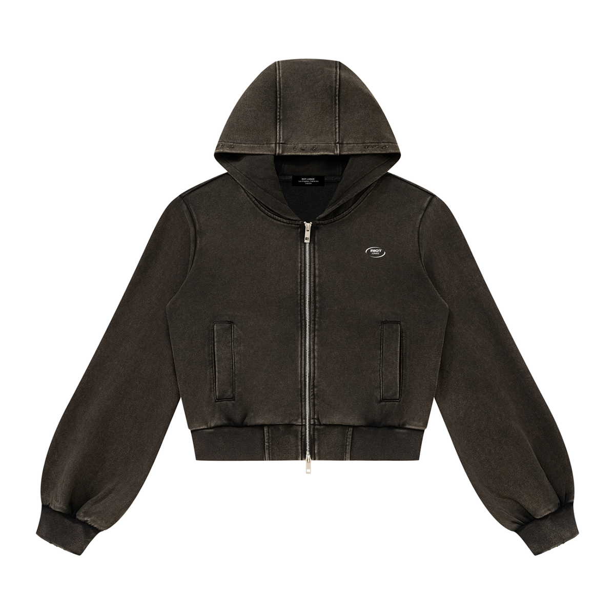 Women’s Vintage Wash Full Zip Hoodie