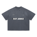 Vintage Washed Distressed Boxy Oversized T-Shirt