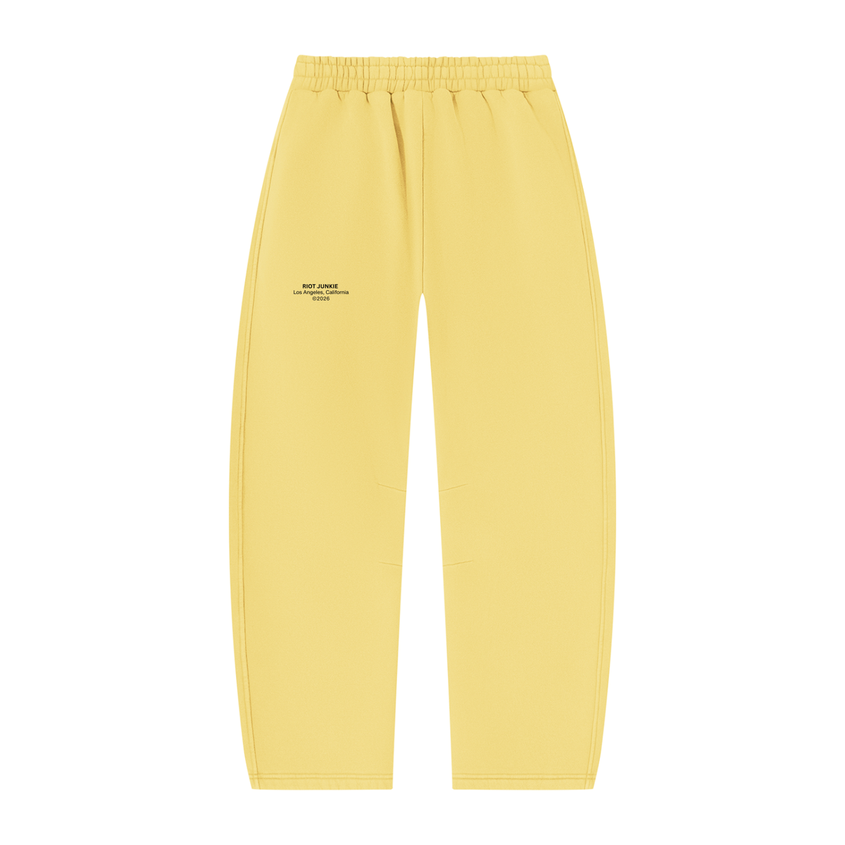 Unisex Vintage Wash Barrel Leg Fleece Sweatpants