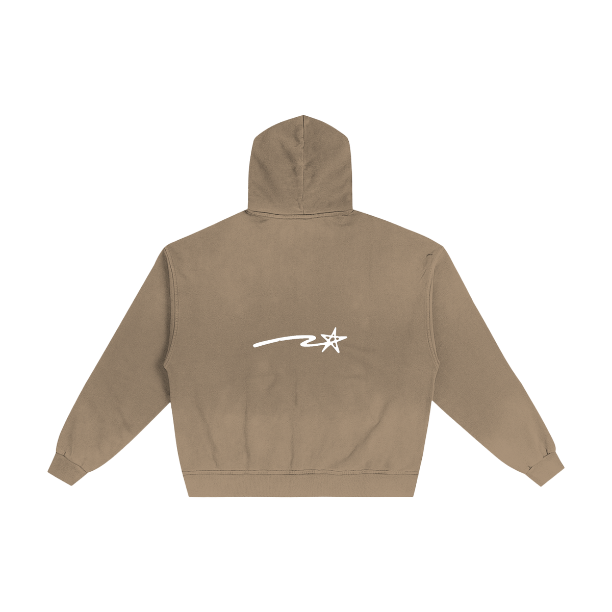 Hand-Frayed Sunfade Zip Hoodie