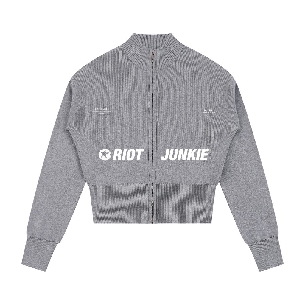 Women’s Mock Neck Zip Up Cardigan