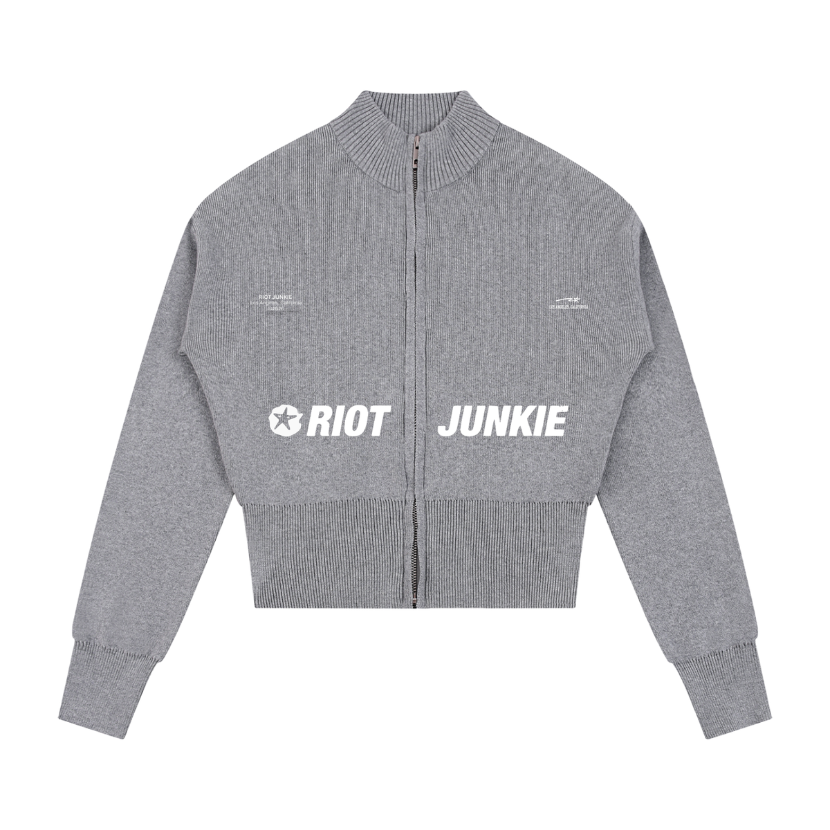 Women’s Mock Neck Zip Up Cardigan