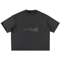 Washed Rolled Hem Half Sleeve T-Shirt