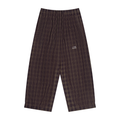 Unisex Plaid Wide Leg Pants