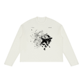 Unisex Raw Edge Long Sleeve T-Shirt