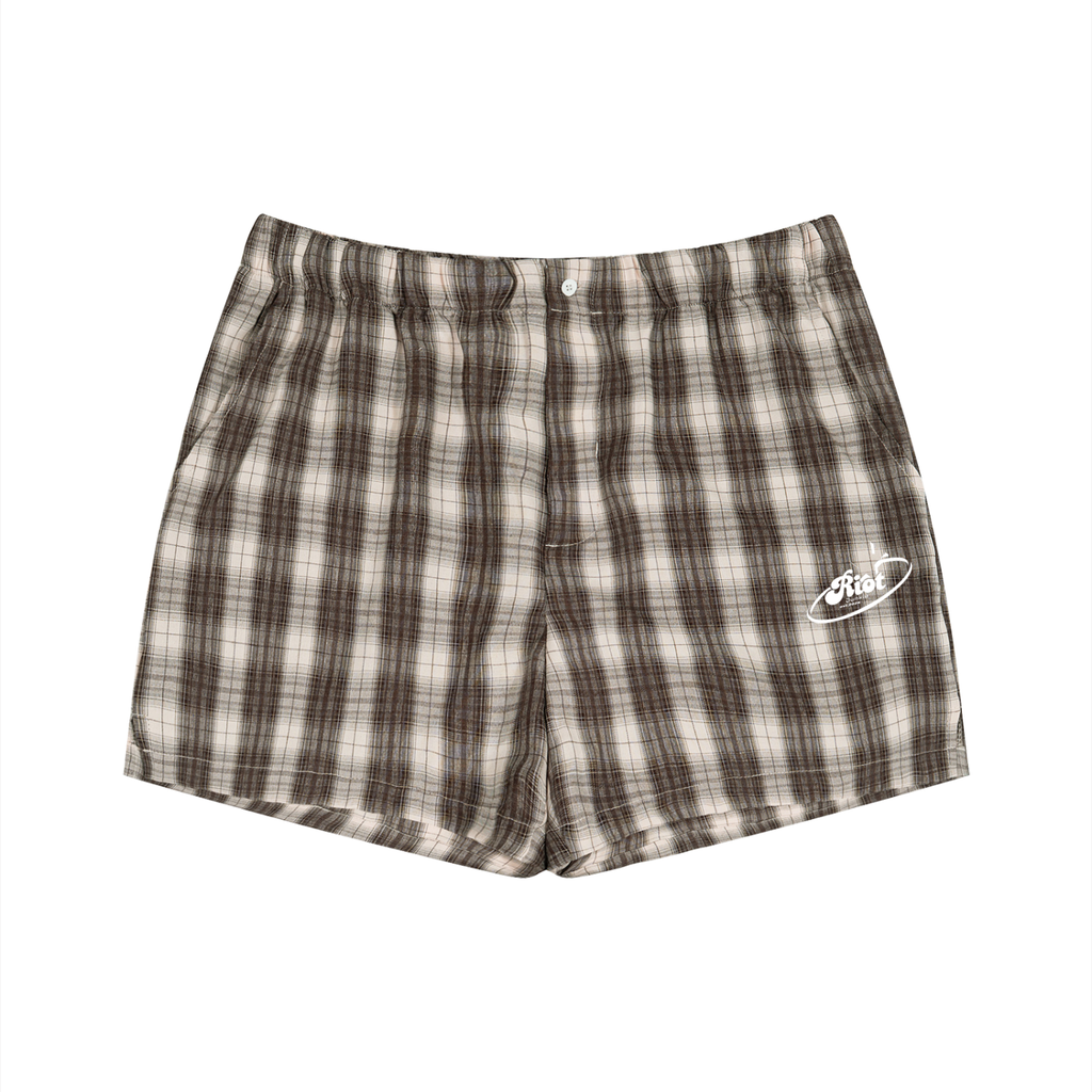 Unisex Plaid Shorts
