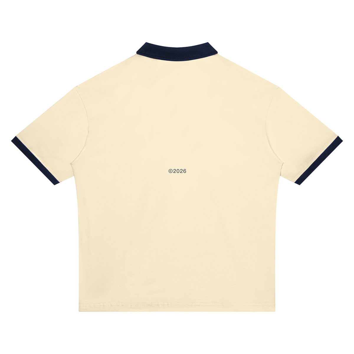 Unisex Color Block Polo Shirt