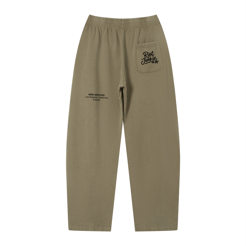 Unisex Vintage Wash Loose Sweatpants