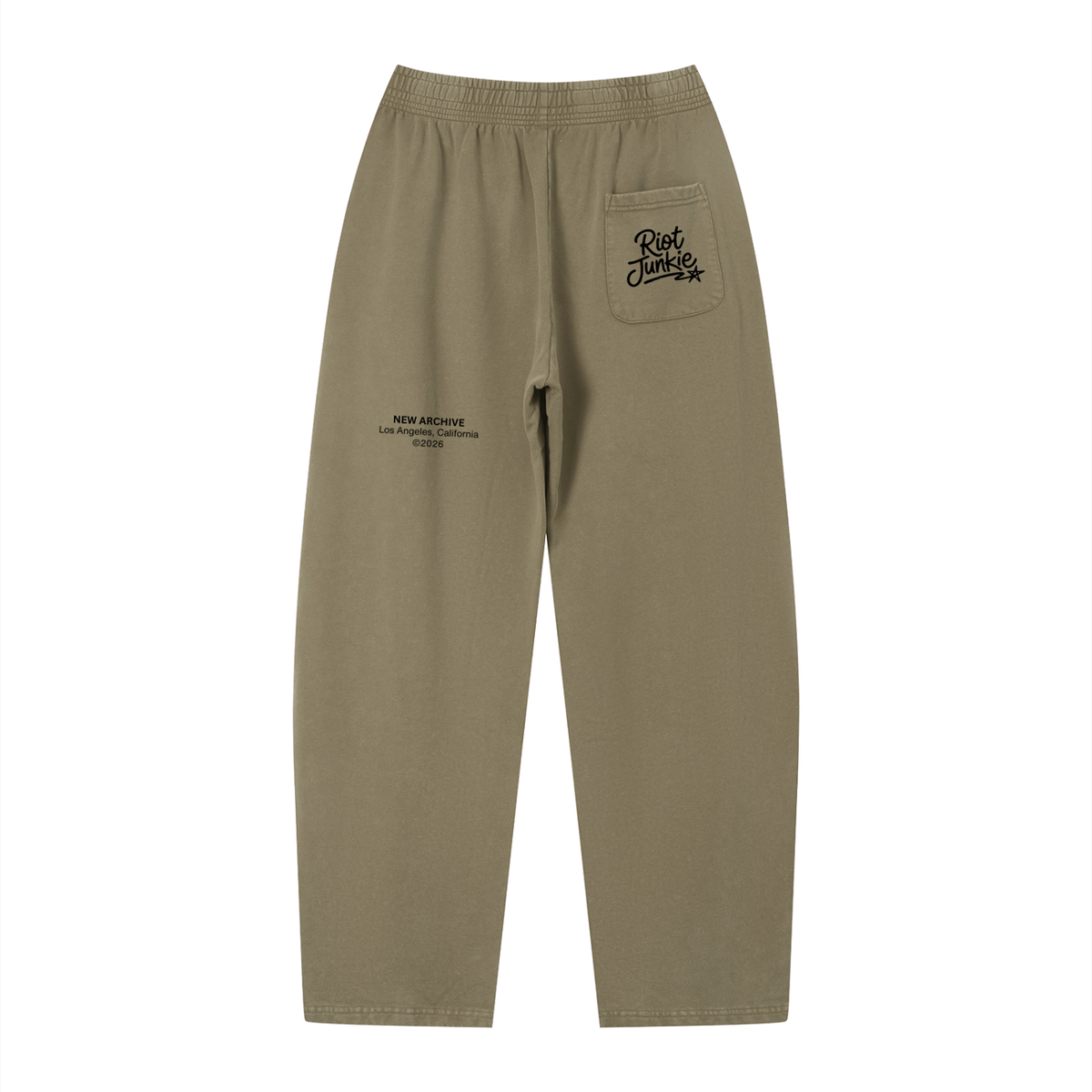 Unisex Vintage Wash Loose Sweatpants