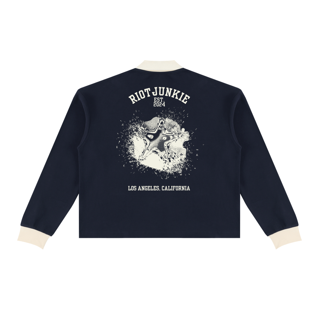 Unisex Color Block Long Sleeve Sweatshirt