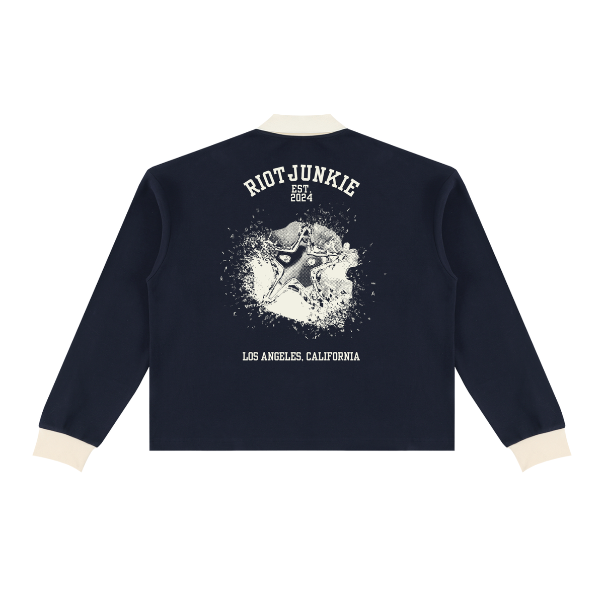 Unisex Color Block Long Sleeve Sweatshirt