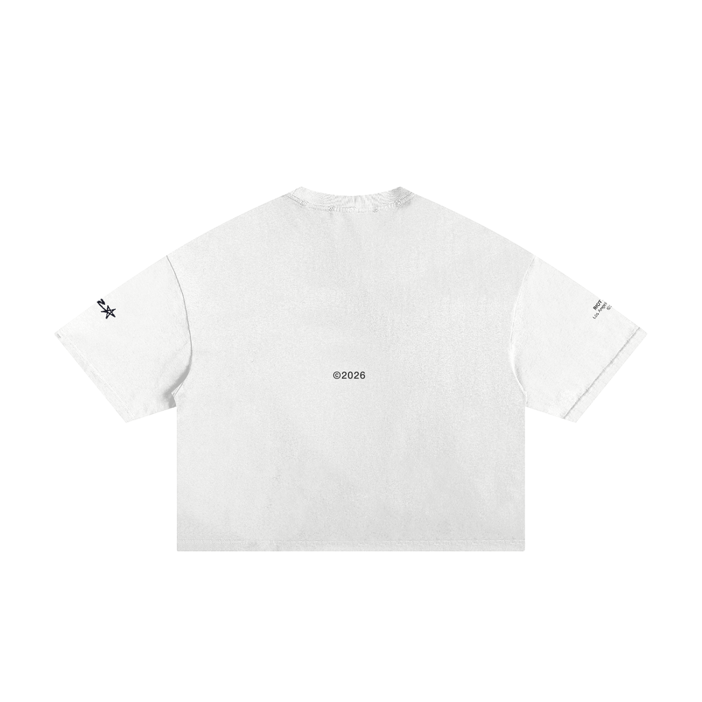 Classic Frayed Boxy Tee