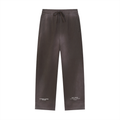 Sun Fade Raw Edge Straight-Leg Sweatpants