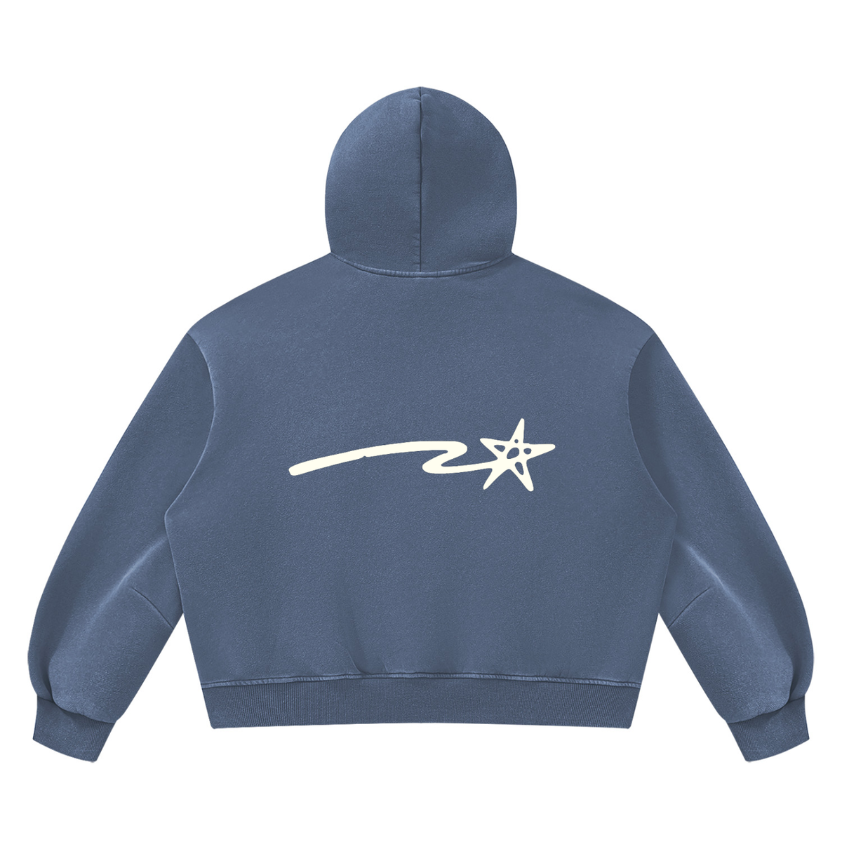 Unisex Vintage Wash Boxy Fleece Hoodie