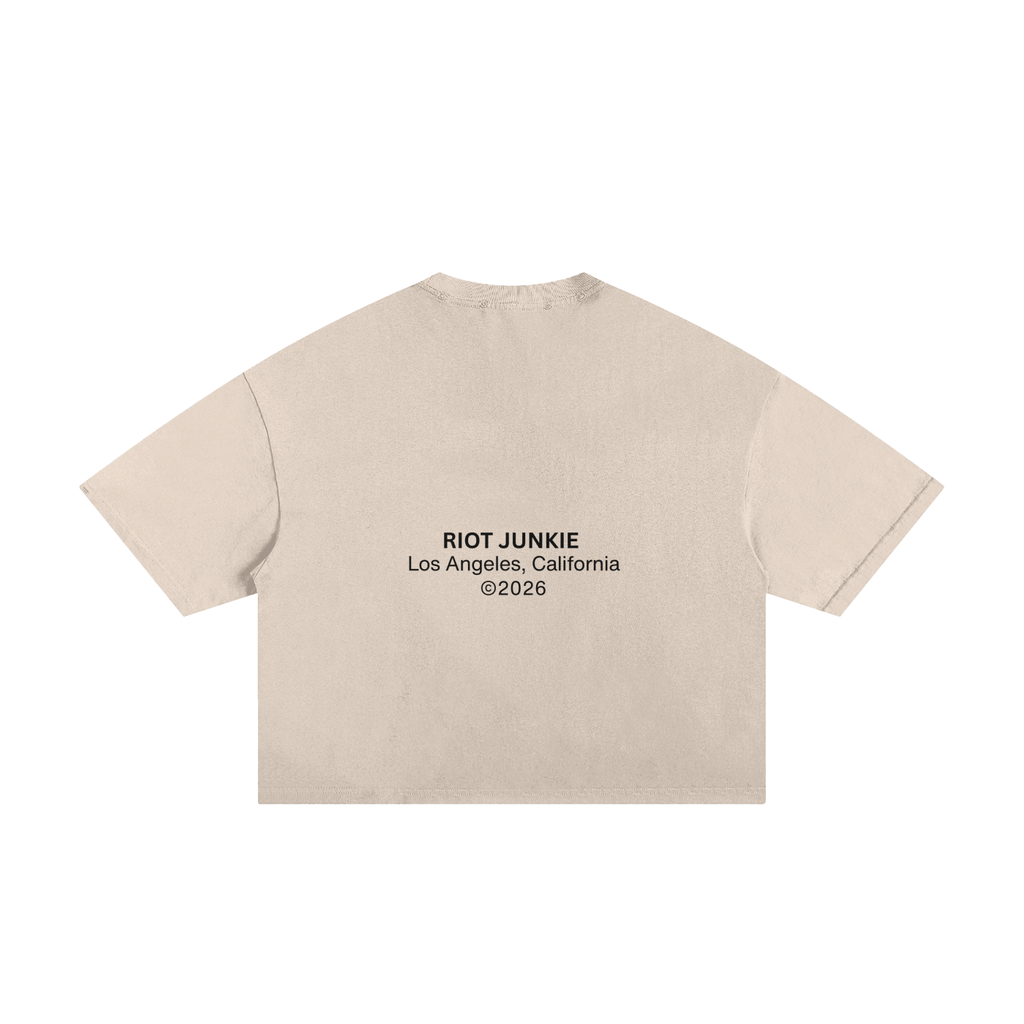 Classic Frayed Boxy Tee
