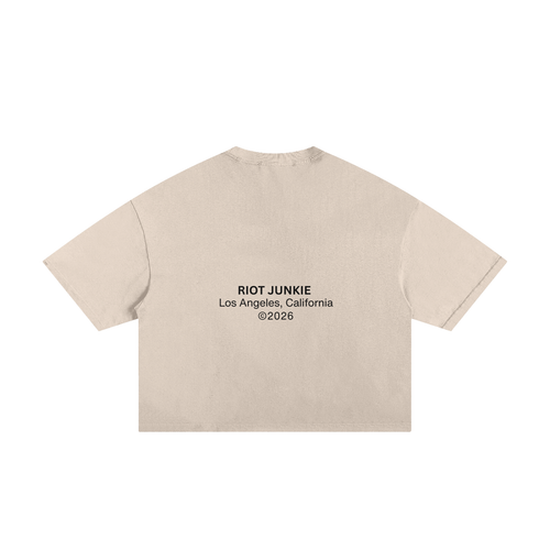 Classic Frayed Boxy Tee