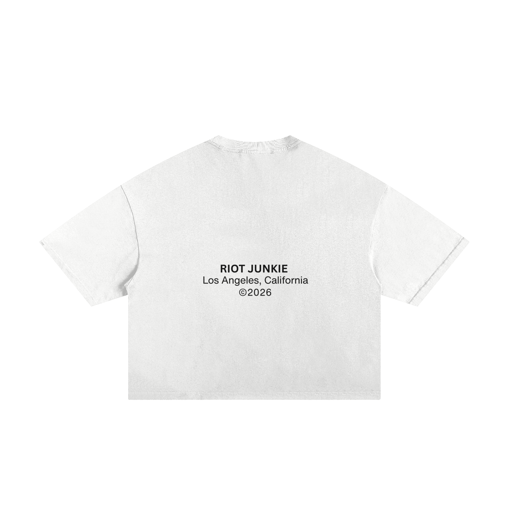 Classic Frayed Boxy Tee