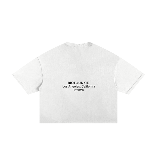 Classic Frayed Boxy Tee