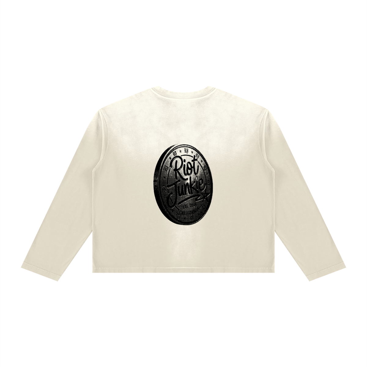 Unisex Sunfade Boxy Long Sleeve T-Shirt