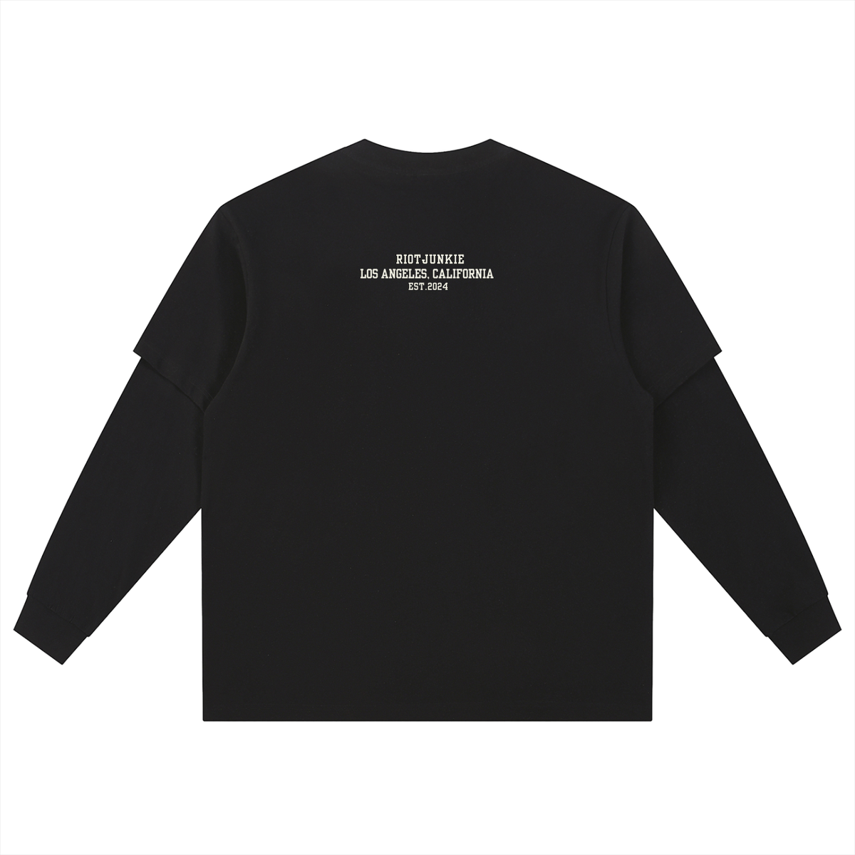 Layered Long Sleeve Oversized Tee