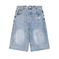 Men’s Vintage Wide Leg Denim Shorts
