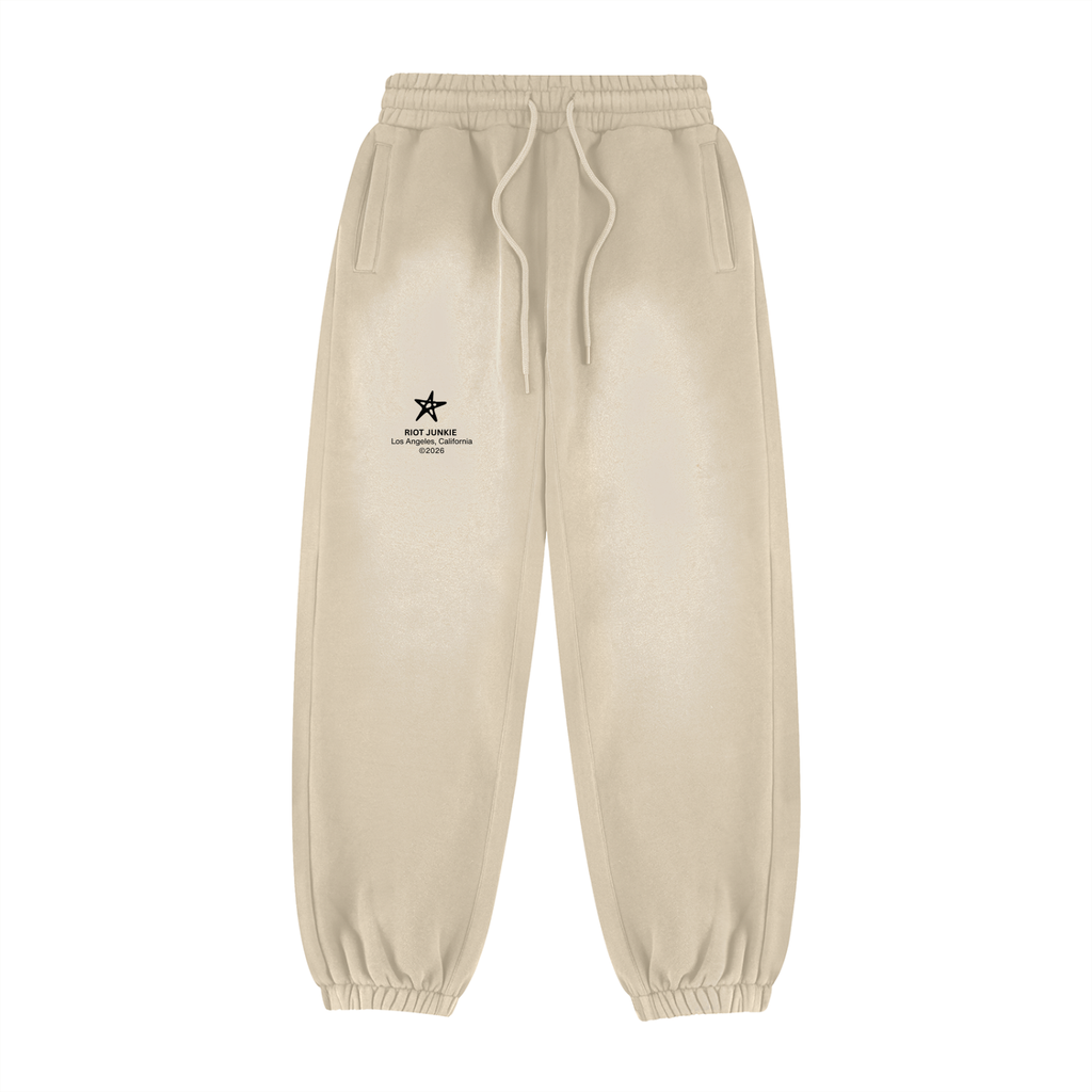 Vintage Washed Fleece Jogger Sweatpants