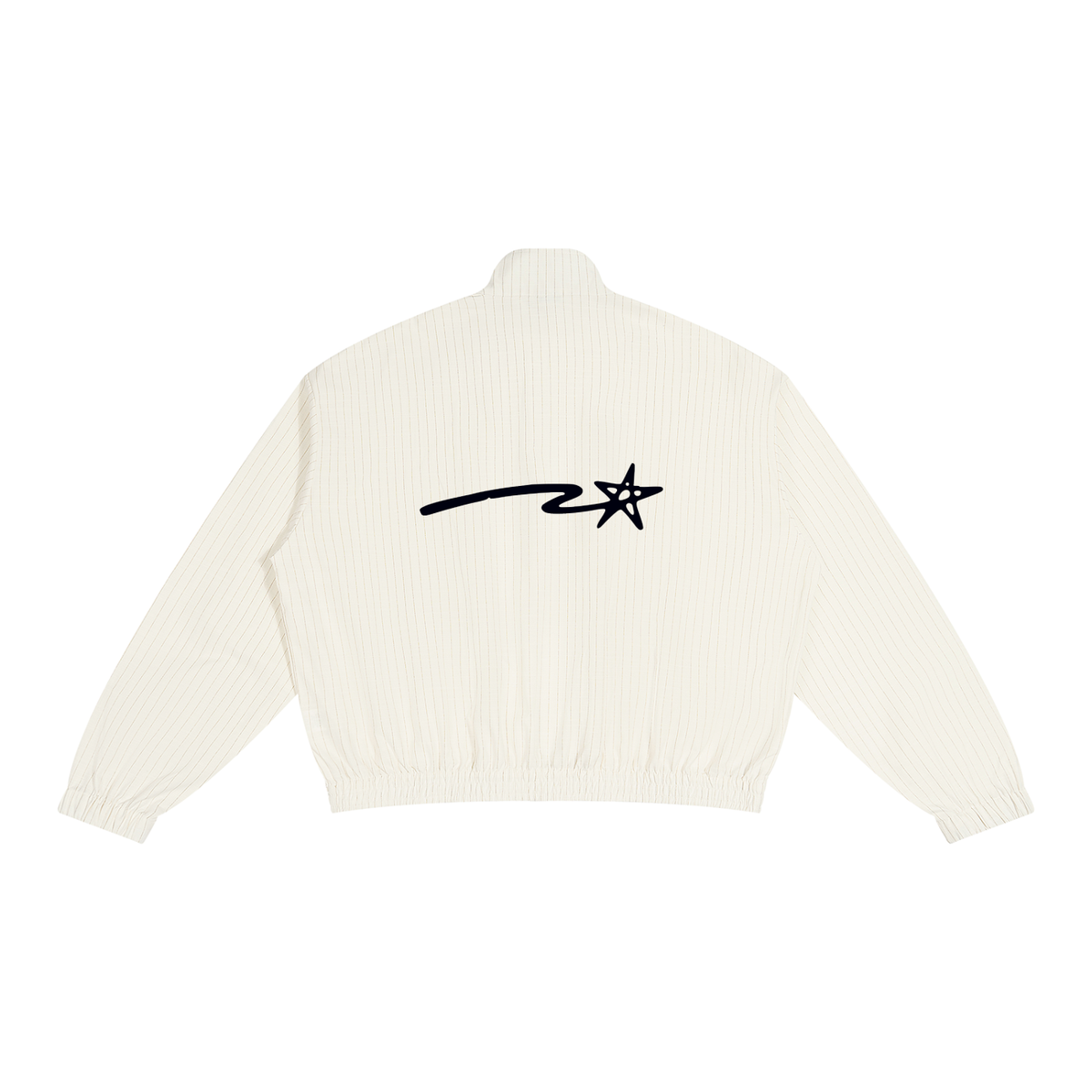 Unisex Striped Full-Zip Track Jacket