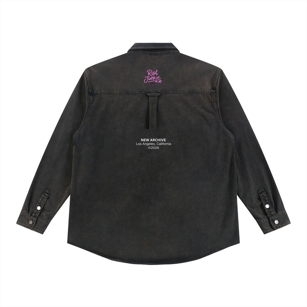 Denim Vintage Washed Heavyweight Jacket
