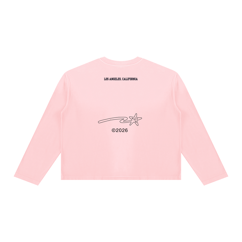 Unisex Sunfade Boxy Long Sleeve T-Shirt